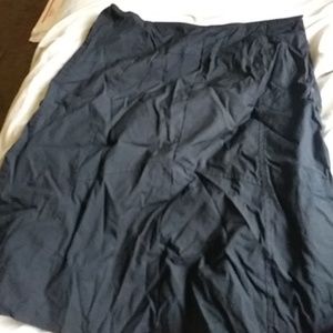 Black knee high skirt